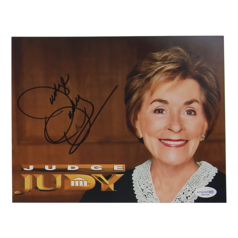 Judith Sheindlin Signed "Judge Judy" 8x10 Photo (ACOA) at PristineAuction.com Judith Sheindlin Signed "Judge Judy" 8x10 Photo (ACOA) at PristineAuction.com