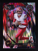 Jayden Daniels 2024 Select Prizm Black and Red Shock #217 RC at PristineAuction.com