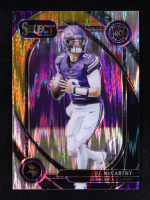 JJ McCarthy 2024 Select Prizm Black and Gold Shock #246 RC at PristineAuction.com