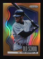 Ken Griffey Jr. 2022 Panini Prizm Old School Neon Orange #OS-2 #021/100 at PristineAuction.com