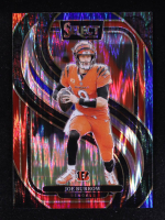 Joe Burrow 2024 Select Prizm Red and Blue Shock #127 at PristineAuction.com