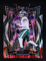 Aaron Rodgers 2024 Select Prizm Black and Red Shock #40 at PristineAuction.com