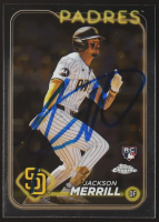 Jackson Merrill Signed 2024 Topps Chrome #207 RC (JSA) at PristineAuction.com