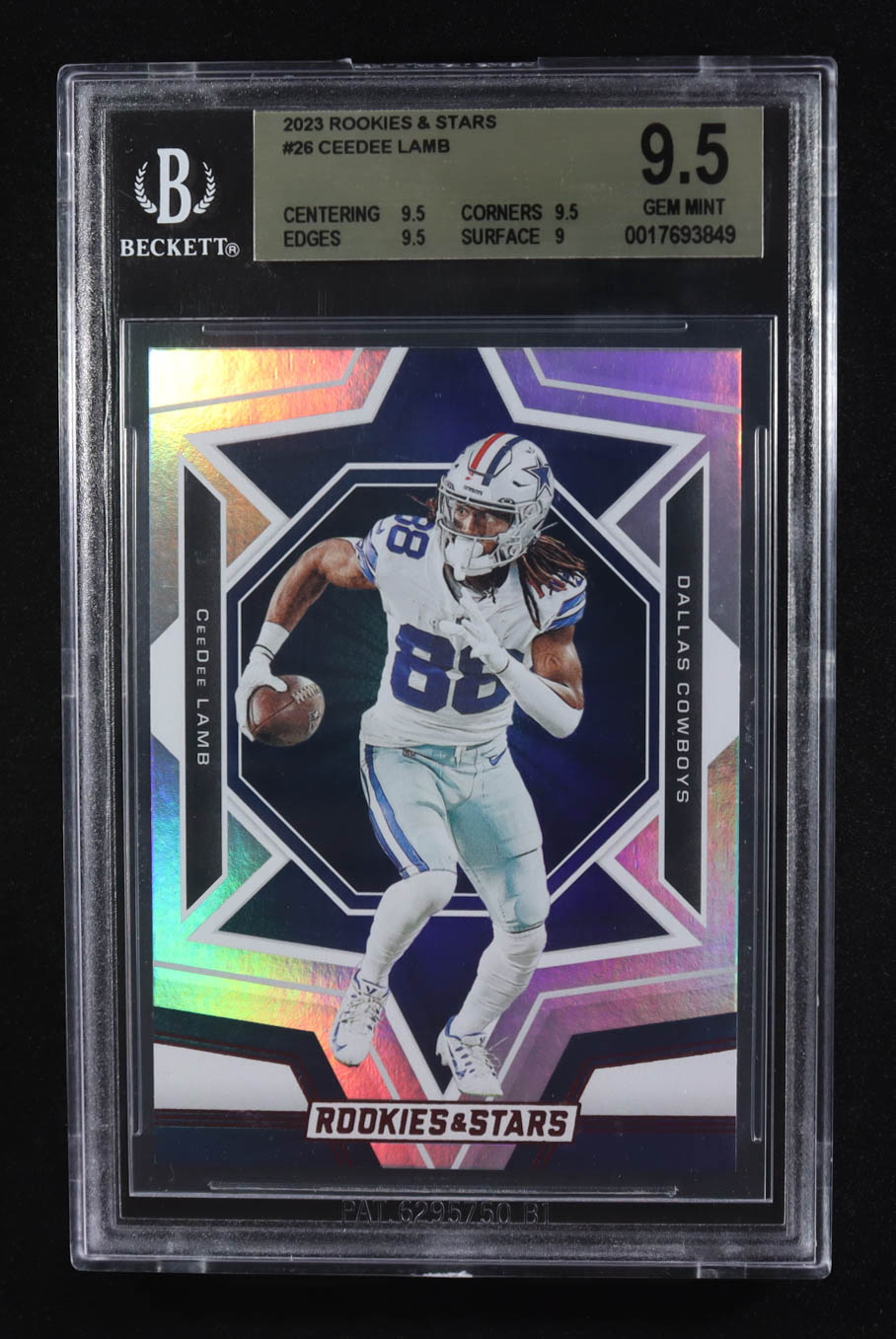 CeeDee Lamb 2023 Rookies and Stars #26 (BGS 9.5) at PristineAuction.com CeeDee Lamb 2023 Rookies and Stars #26 (BGS 9.5) at PristineAuction.com