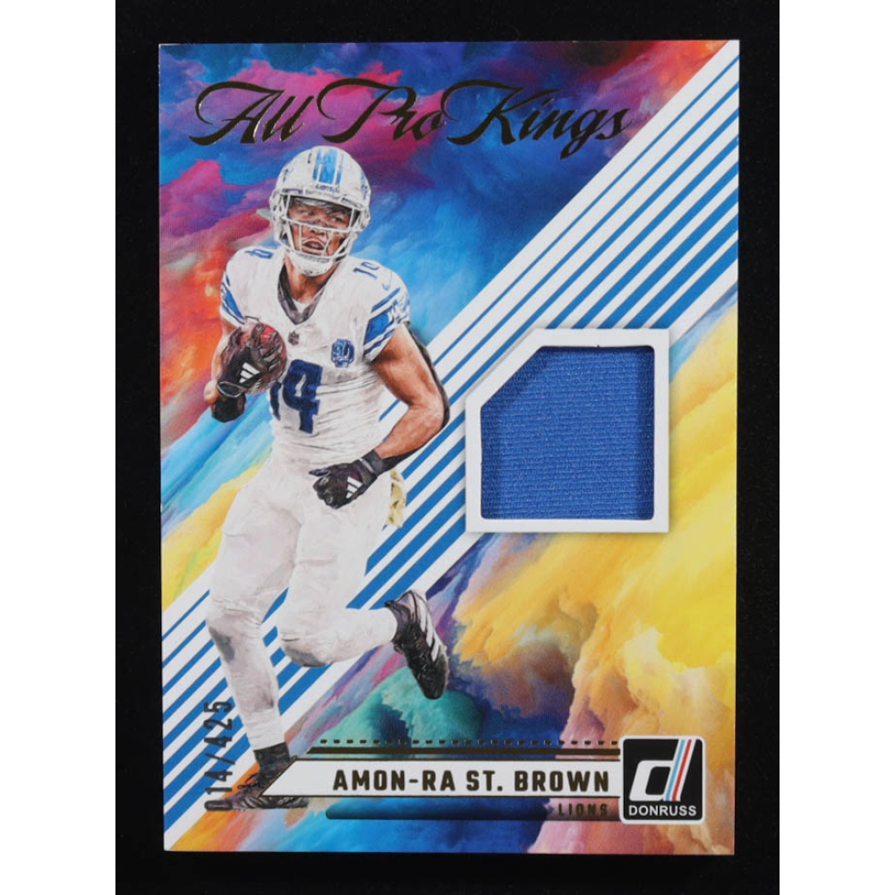 Amon-Ra St. Brown 2024 Donruss All Pro Kings Jerseys #10 #014/425 at PristineAuction.com