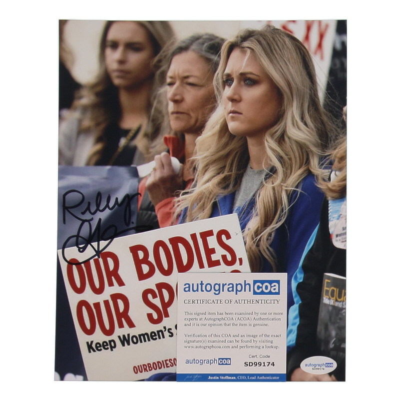 Riley Gaines Signed 8x10 Photo (ACOA) at PristineAuction.com Riley Gaines Signed 8x10 Photo (ACOA) at PristineAuction.com