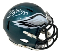 Zack Baun Signed Eagles Speed Mini Helmet (Beckett) at PristineAuction.com