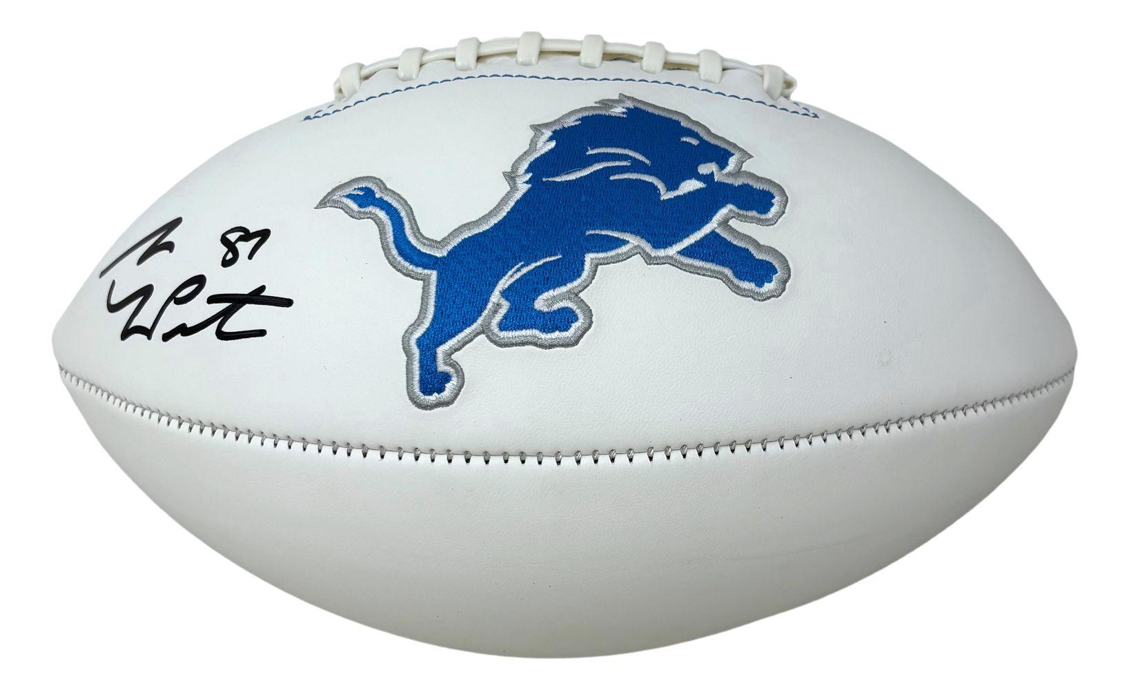 Sam LaPorta Signed Lions Logo Football (Beckett) at PristineAuction.com Sam LaPorta Signed Lions Logo Football (Beckett) at PristineAuction.com
