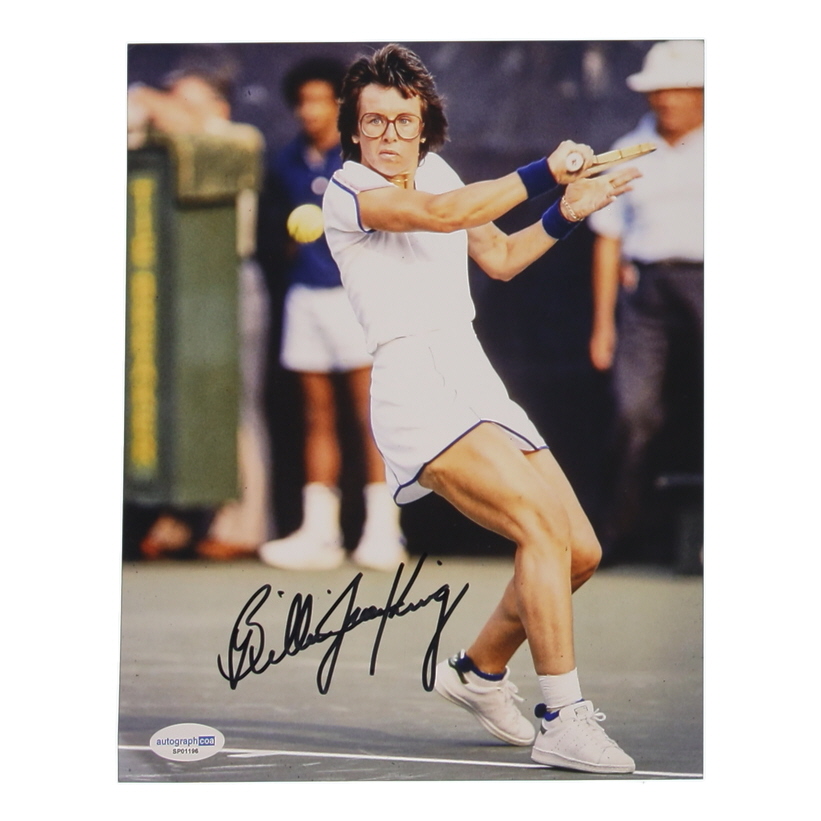 Billie Jean King Signed 8x10 Photo (ACOA) at PristineAuction.com Billie Jean King Signed 8x10 Photo (ACOA) at PristineAuction.com