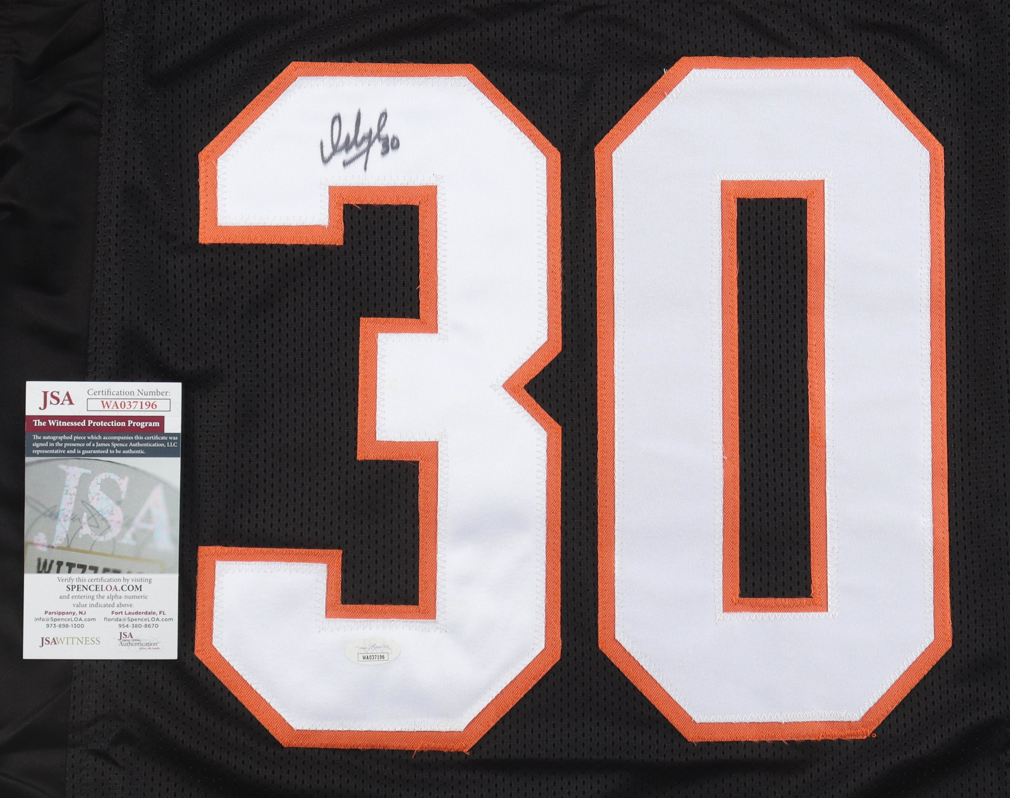Ickey Woods Signed Jersey (JSA) at PristineAuction.com Ickey Woods Signed Jersey (JSA) at PristineAuction.com