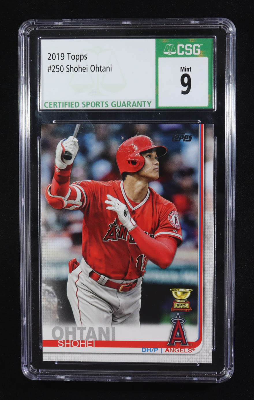 Shohei Ohtani 2019 Topps #250 (CSG 9) at PristineAuction.com Shohei Ohtani 2019 Topps #250 (CSG 9) at PristineAuction.com