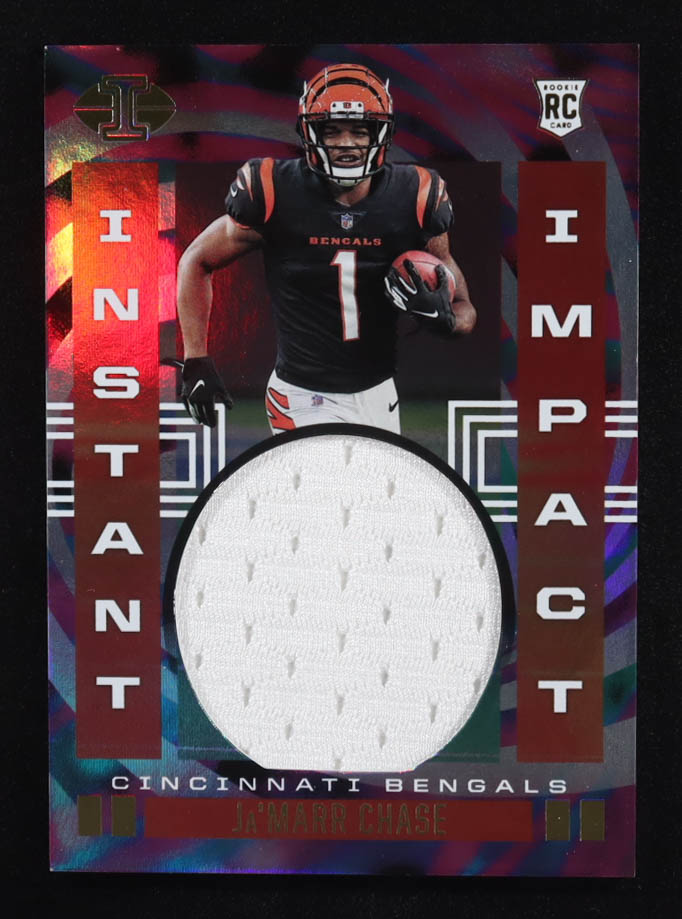 Ja'Marr Chase 2021 Panini Illusions Instant Impact Jerseys #7 RC at PristineAuction.com Ja'Marr Chase 2021 Panini Illusions Instant Impact Jerseys #7 RC at PristineAuction.com