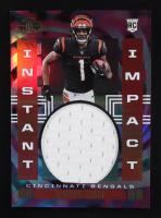 Ja'Marr Chase 2021 Panini Illusions Instant Impact Jerseys #7 RC at PristineAuction.com