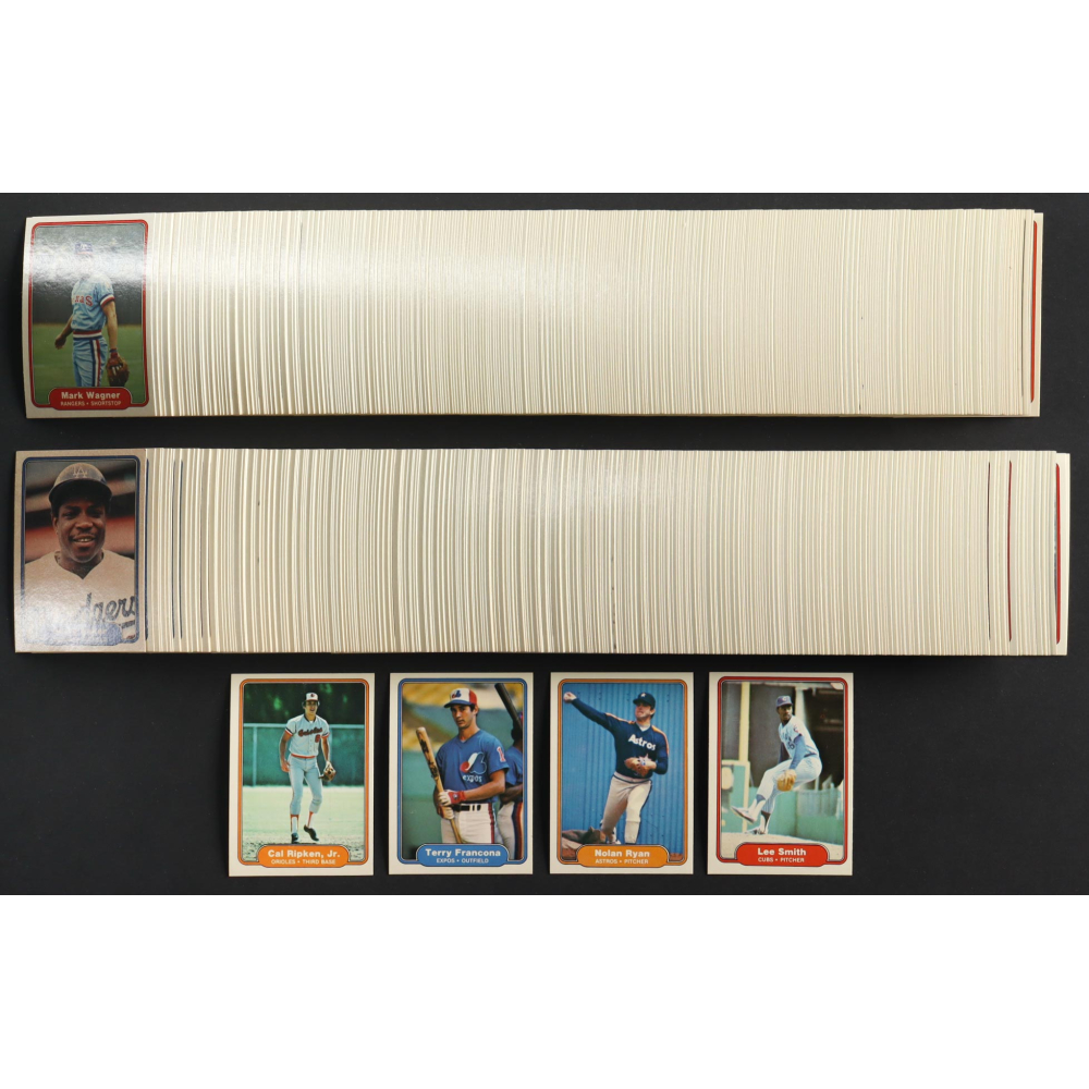 1982 Fleer Baseball Complete Set of (660) Cards with Cal Ripken #176 RC ...