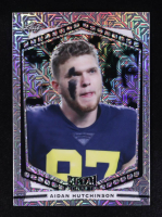 Aidan Hutchinson 2022 Leaf Draft and Prospects Metal Portrait Mojo #PAH1 RC at PristineAuction.com