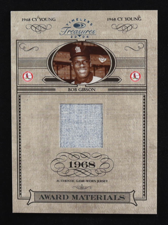 Bob Gibson 2004 Timeless Treasures Award Materials 68 CY JSY #7 #35/68 at PristineAuction.com Bob Gibson 2004 Timeless Treasures Award Materials 68 CY JSY #7 #35/68 at PristineAuction.com