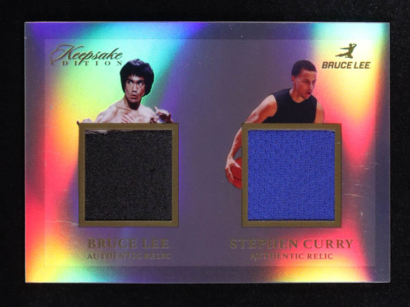 Bruce Lee / Stephen Curry 2024 Keepsake Edition Bruce Lee Relics Silver #256 at PristineAuction.com Bruce Lee / Stephen Curry 2024 Keepsake Edition Bruce Lee Relics Silver #256 at PristineAuction.com