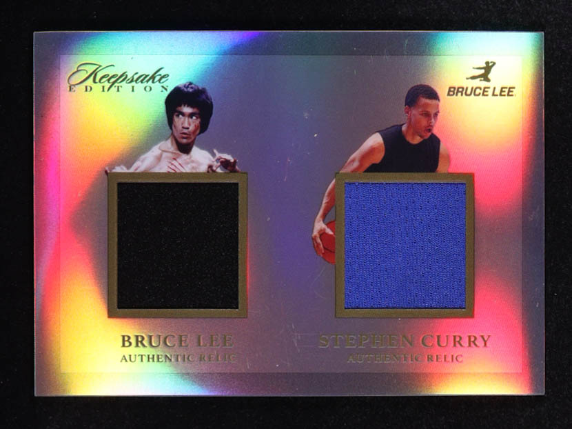 Bruce Lee / Stephen Curry 2024 Keepsake Edition Bruce Lee Relics Silver #256 at PristineAuction.com Bruce Lee / Stephen Curry 2024 Keepsake Edition Bruce Lee Relics Silver #256 at PristineAuction.com