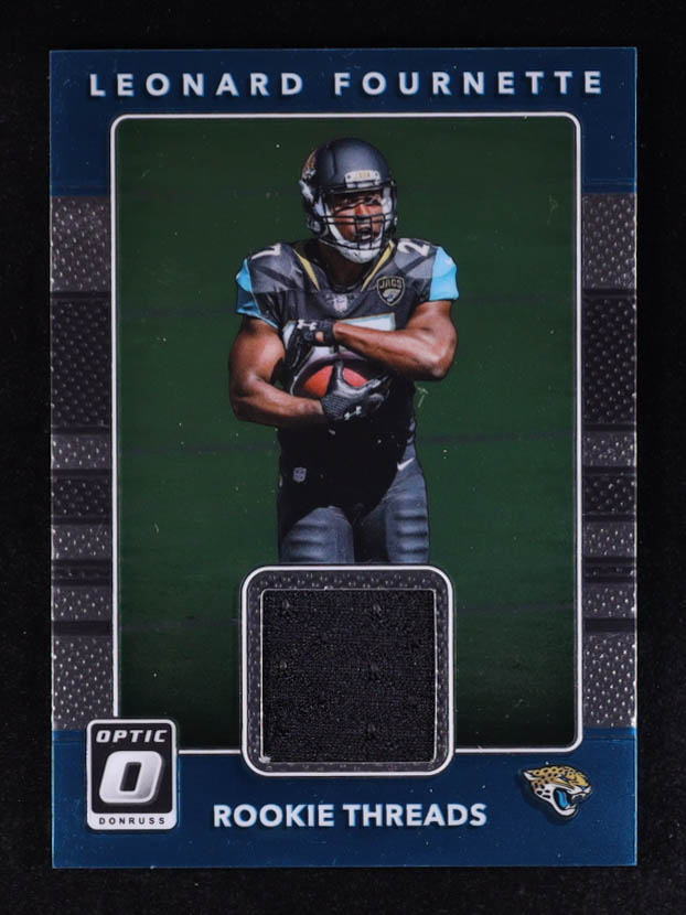 Leonard Fournette 2017 Donruss Rookie Threads Blue #2 RC at PristineAuction.com Leonard Fournette 2017 Donruss Rookie Threads Blue #2 RC at PristineAuction.com