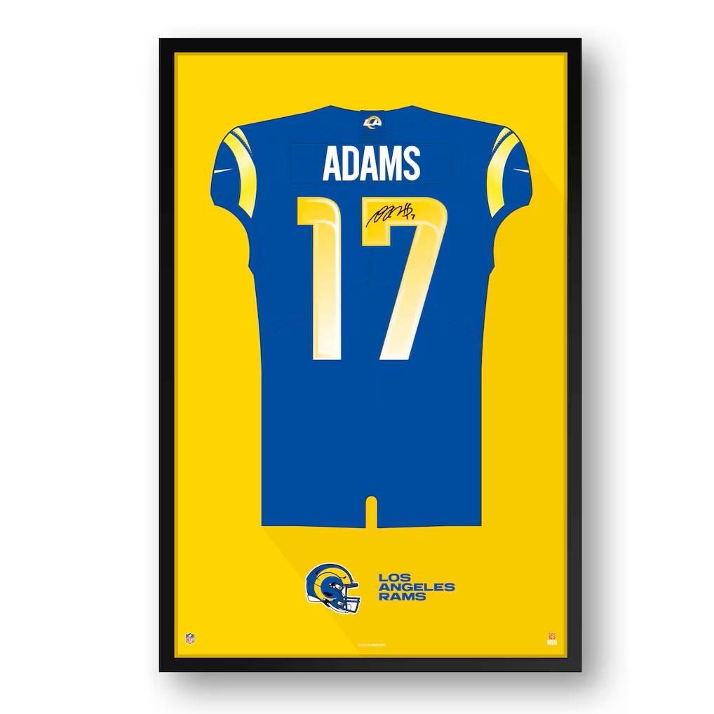 Puka Nacua Rams Custom Framed Jersey Art Print at PristineAuction.com Puka Nacua Rams Custom Framed Jersey Art Print at PristineAuction.com