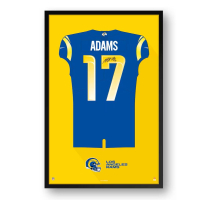 Puka Nacua Rams Custom Framed Jersey Art Print at PristineAuction.com
