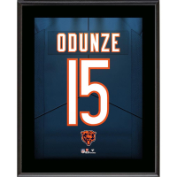 Rome Odunze Bears Jersey Number Plaque at PristineAuction.com