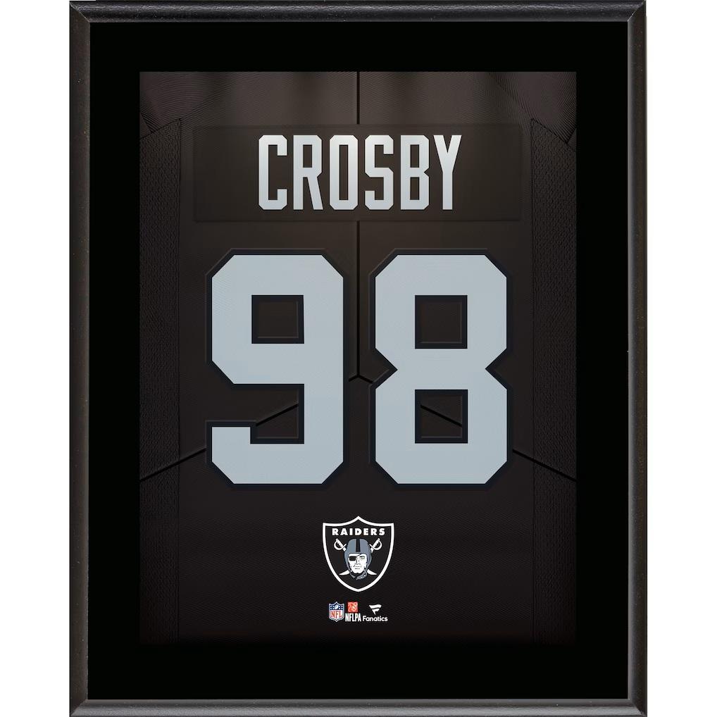 Maxx Crosby Raiders Jersey Number Plaque at PristineAuction.com Maxx Crosby Raiders Jersey Number Plaque at PristineAuction.com
