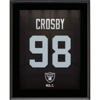 Maxx Crosby Raiders Jersey Number Plaque at PristineAuction.com