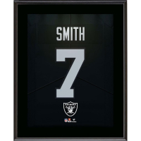 Geno Smith Raiders Jersey Number Plaque at PristineAuction.com