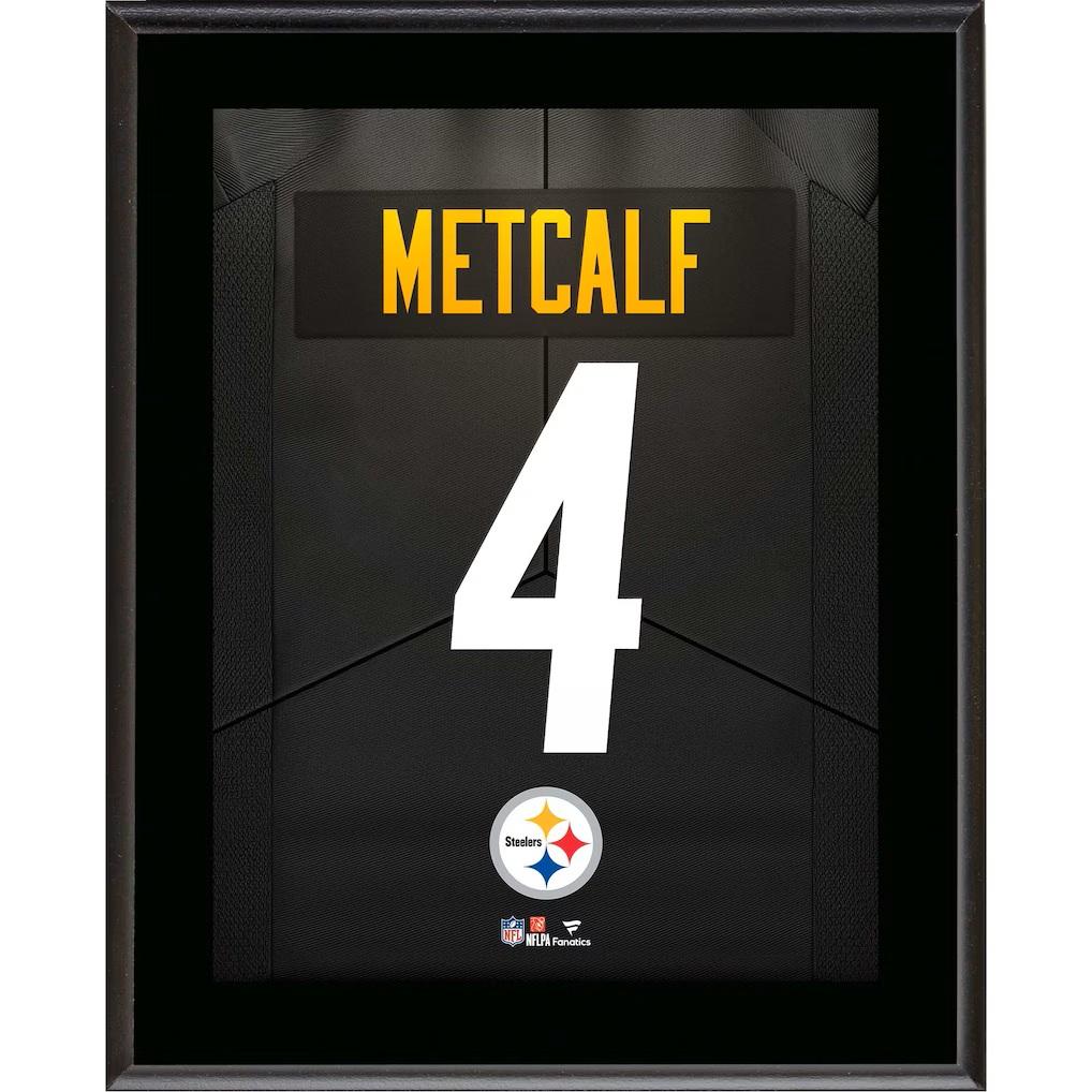D.K. Metcalf Steelers Jersey Number Plaque at PristineAuction.com D.K. Metcalf Steelers Jersey Number Plaque at PristineAuction.com