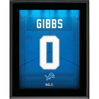 Jahmyr Gibbs Lions Jersey Number Plaque at PristineAuction.com