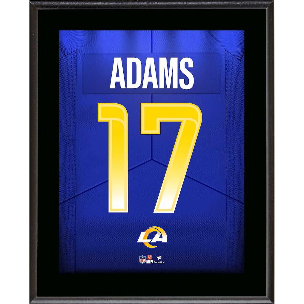 Davante Adams Rams Jersey Number Plaque at PristineAuction.com Davante Adams Rams Jersey Number Plaque at PristineAuction.com