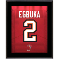 Emeka Egbuka Buccaneers Jersey Number Plaque at PristineAuction.com