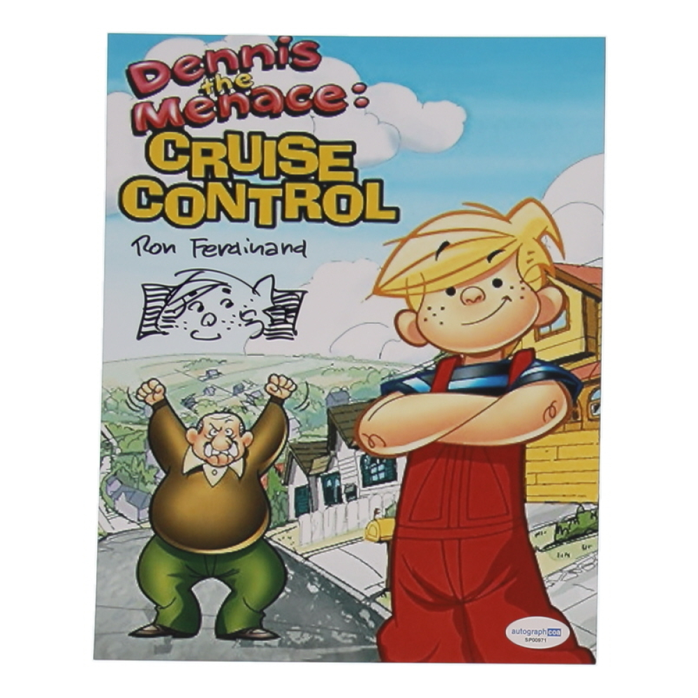 Ron Ferdinand Signed "Dennis the Menace" 8x10 Photo with Hand-Drawn Sketch (ACOA) at PristineAuction.com