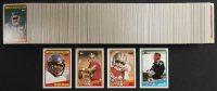 1988 Topps Football Complete Set of (396) Cards with Bo Jackson #327 SR RC, Walter Payton #5, Joe Montana #38, Jerry Rice #43 at PristineAuction.com