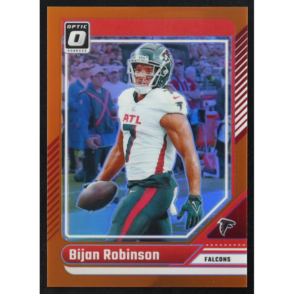 Bijan Robinson 2024 Donruss Optic Orange #8 #246/249 at PristineAuction.com