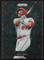 Mike Trout 2022 Panini Prizm Stained Glass #5 at PristineAuction.com