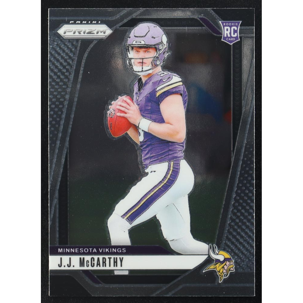 JJ McCarthy 2024 Panini Prizm #400 RC at PristineAuction.com
