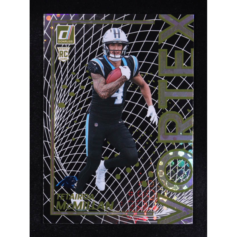 Tetairoa McMillan 2025 Donruss Vortex #7 RC at PristineAuction.com