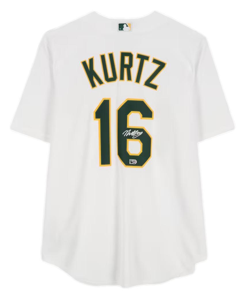 Nick Kurtz Signed Athletics Nike Authentic Jersey (MLB) at PristineAuction.com Nick Kurtz Signed Athletics Nike Authentic Jersey (MLB) at PristineAuction.com