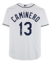 Junior Caminero Signed Rays Nike Authentic Jersey (MLB) at PristineAuction.com