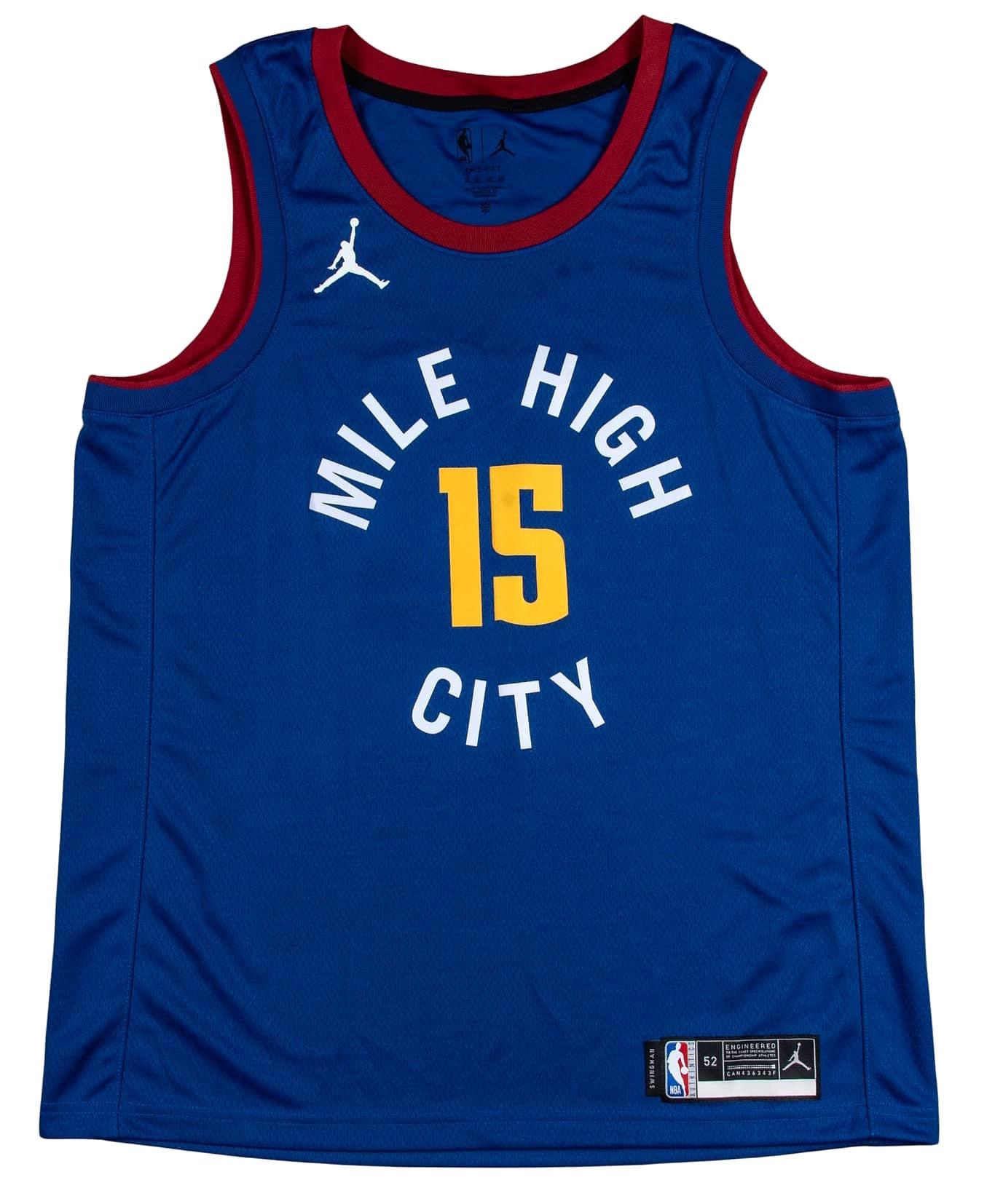 Nikola Jokic Signed Nuggets Authentic Jordan Jersey (JSA) at PristineAuction.com Nikola Jokic Signed Nuggets Authentic Jordan Jersey (JSA) at PristineAuction.com