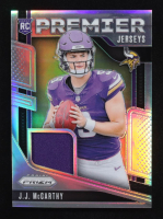 JJ McCarthy 2024 Panini Prizm Premier Jerseys #8 RC at PristineAuction.com
