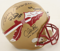 Bobby Bowden, Peter Warrick & Chris Weinke Signed Florida State Seminoles Full-Size Helmet inscribed "99 Champs" & "2000 Heisman" (Beckett & PSA) at PristineAuction.com