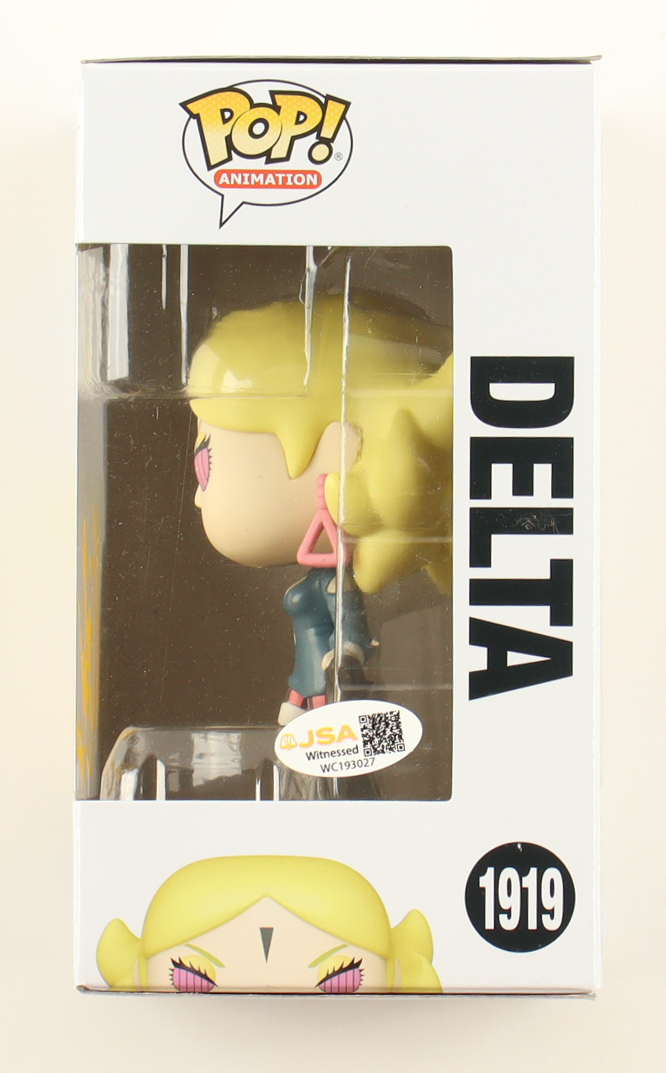 Amber Lee Connors Signed "Boruto: Naruto Next Generations" #1919 Delta Funko Pop! Vinyl Figure Inscribed "Delta" (JSA) at PristineAuction.com Amber Lee Connors Signed "Boruto: Naruto Next Generations" #1919 Delta Funko Pop! Vinyl Figure Inscribed "Delta" (JSA) at PristineAuction.com