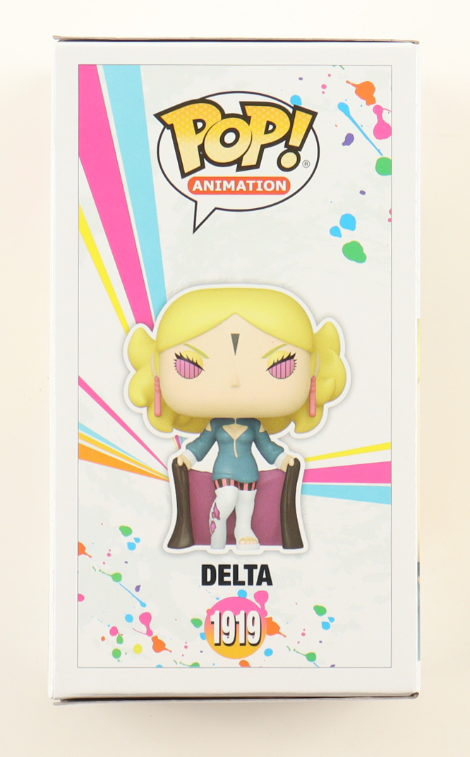 Amber Lee Connors Signed "Boruto: Naruto Next Generations" #1919 Delta Funko Pop! Vinyl Figure Inscribed "Delta" (JSA) at PristineAuction.com Amber Lee Connors Signed "Boruto: Naruto Next Generations" #1919 Delta Funko Pop! Vinyl Figure Inscribed "Delta" (JSA) at PristineAuction.com