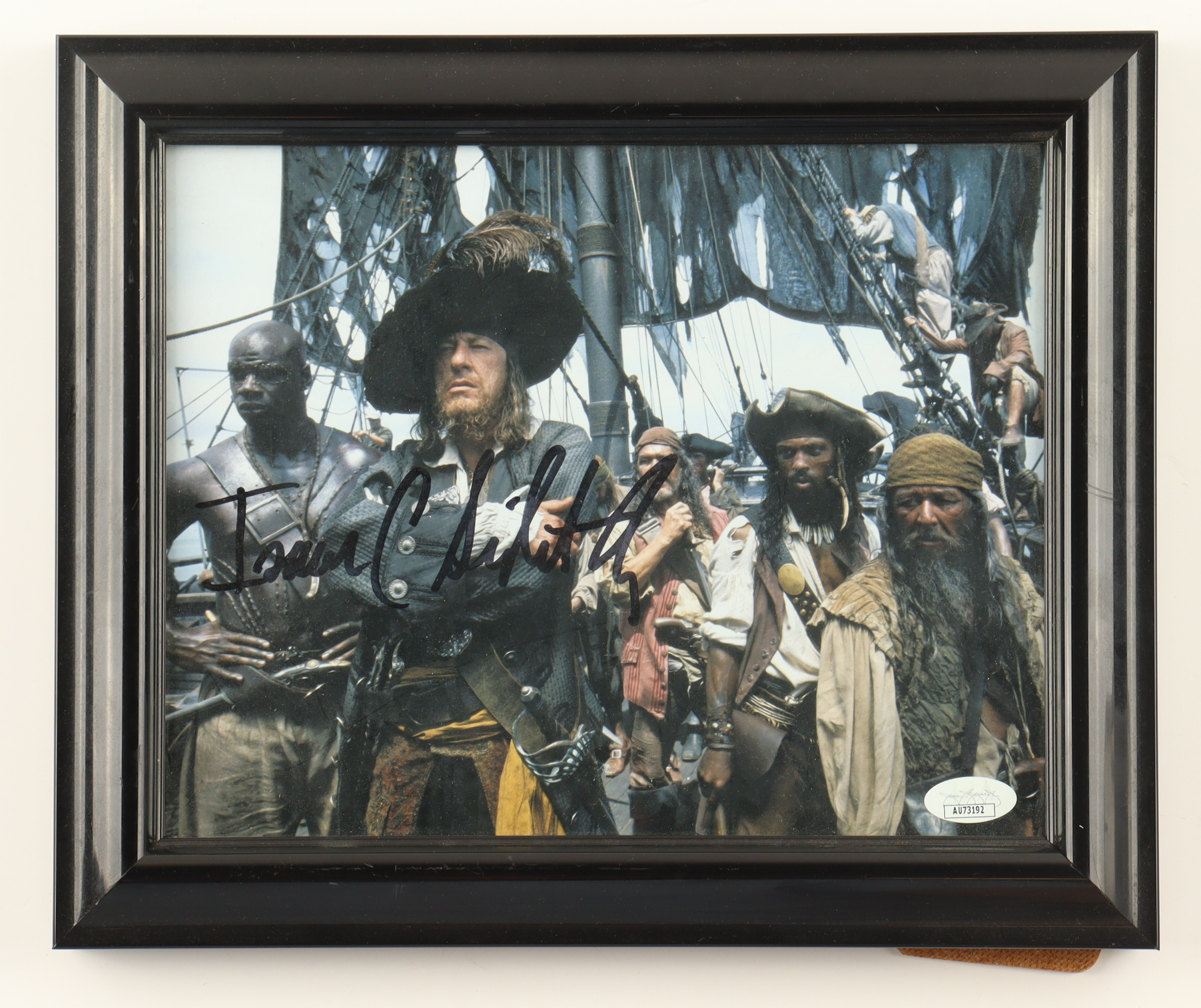 Isaac C. Singleton Jr. Signed "Pirates of the Caribbean: The Curse of the Black Pearl" Custom Framed Photo (JSA) at PristineAuction.com Isaac C. Singleton Jr. Signed "Pirates of the Caribbean: The Curse of the Black Pearl" Custom Framed Photo (JSA) at PristineAuction.com
