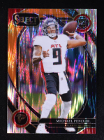 Michael Penix Jr. 2024 Select Prizm Black and Orange Shock #235 RC at PristineAuction.com