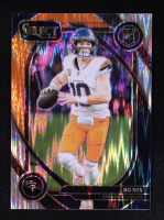 Bo Nix 2024 Select Prizm Black and Orange Shock #221 RC at PristineAuction.com