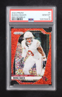 Budda Baker 2024 Prizm Red Sparkle #5 (PSA 10) at PristineAuction.com
